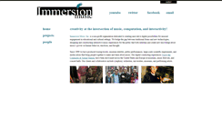 Desktop Screenshot of immersionmusic.org