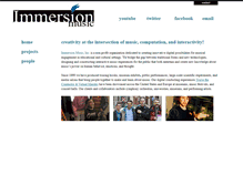 Tablet Screenshot of immersionmusic.org